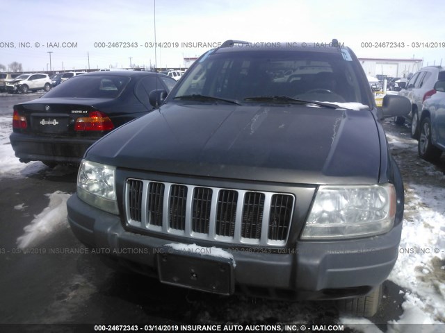 1J4GW48N04C410140 - 2004 JEEP GRAND CHEROKEE LAREDO/COLUMBIA/FREEDOM 灰色 照片 6
