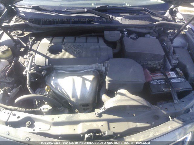 4T1BF3EK8BU757187 - 2011 TOYOTA CAMRY SE/LE/XLE 灰色 照片 10