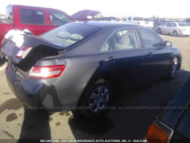 4T1BF3EK8BU757187 - 2011 TOYOTA CAMRY SE/LE/XLE 灰色 照片 4