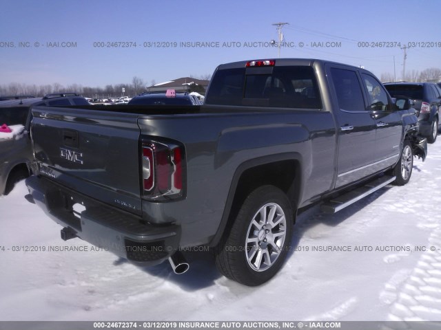 3GTU2PEJXJG328061 - 2018 GMC SIERRA K1500 DENALI Pewter photo 4