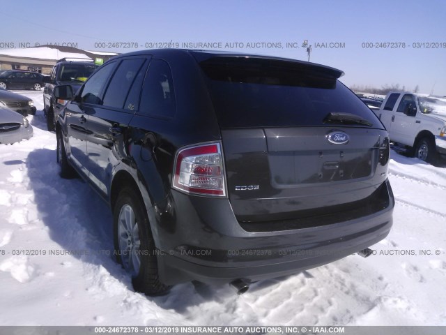 2FMDK39C27BA28848 - 2007 FORD EDGE SEL PLUS Pewter photo 3