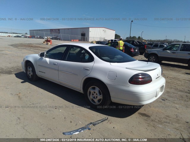 1G2WK52J11F133411 - 2001 PONTIAC GRAND PRIX SE 白色 照片 3