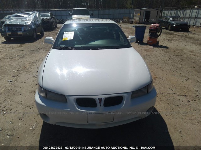 1G2WK52J11F133411 - 2001 PONTIAC GRAND PRIX SE WHITE photo 6