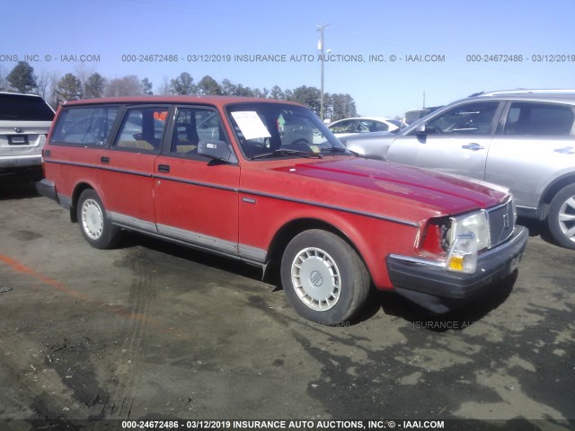YV1AW8809P1942584 - 1993 VOLVO 240 RED photo 1