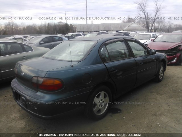1G1NE52J73M528943 - 2003 CHEVROLET MALIBU LS GREEN photo 4