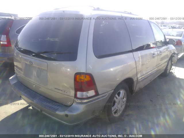 2FMZA52463BB16318 - 2003 FORD WINDSTAR SE TAN photo 4