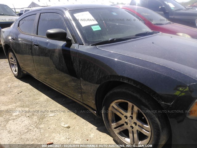 2B3KA43R07H661736 - 2007 DODGE CHARGER SE/SXT BLACK photo 6