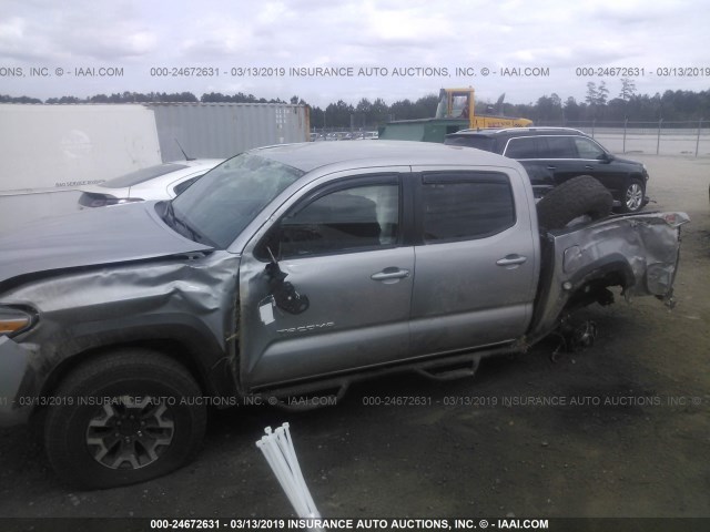 5TFCZ5AN7GX032004 - 2016 TOYOTA TACOMA DBL CAB/SR/SR5/TRD SPT/OR SILVER photo 6