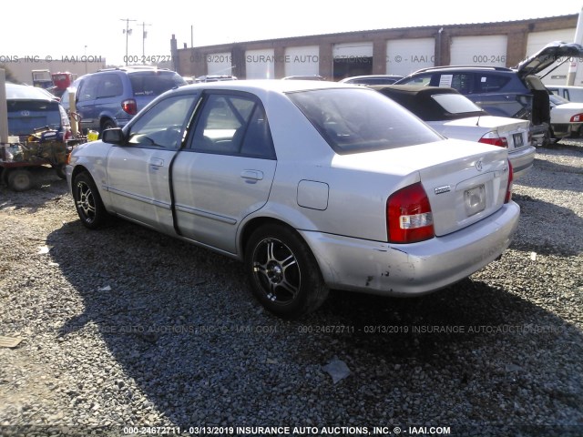 JM1BJ2215Y0253771 - 2000 MAZDA PROTEGE ES SILVER photo 3