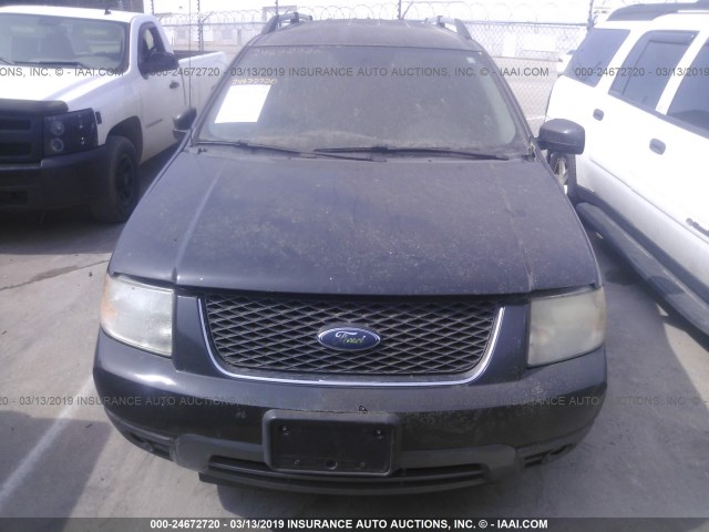 1FMZK02187GA06634 - 2007 FORD FREESTYLE SEL GRAY photo 6