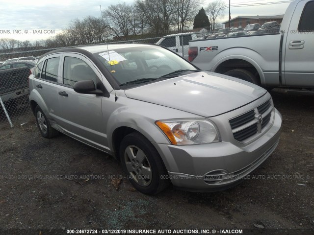 1B3HB28B08D644151 - 2008 DODGE CALIBER SILVER photo 1