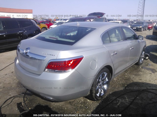 1G4GH5E37DF254813 - 2013 BUICK LACROSSE PREMIUM SILVER photo 4