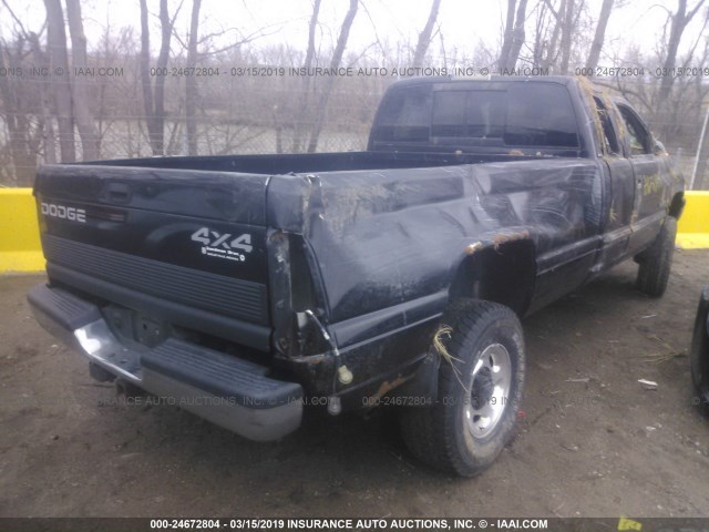 1B7KF23Z81J200813 - 2001 DODGE RAM 2500 BLACK photo 4