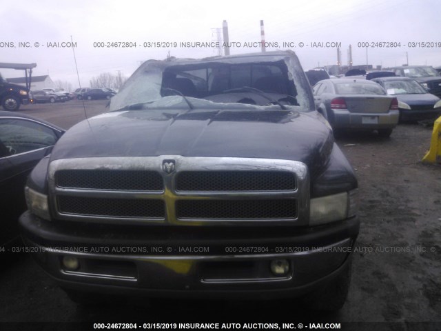 1B7KF23Z81J200813 - 2001 DODGE RAM 2500 BLACK photo 6