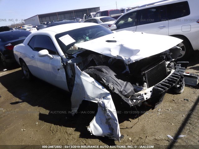 2C3CDYAGXCH189272 - 2012 DODGE CHALLENGER SXT WHITE photo 1