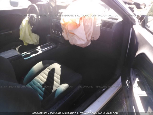 2C3CDYAGXCH189272 - 2012 DODGE CHALLENGER SXT WHITE photo 5