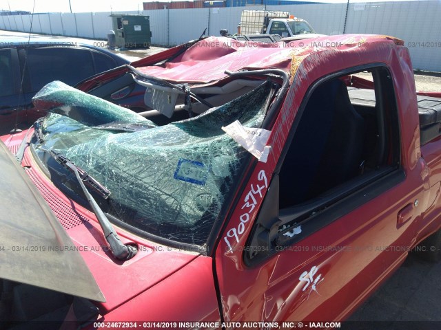 1FTYR10UX6PA05112 - 2006 FORD RANGER RED photo 6