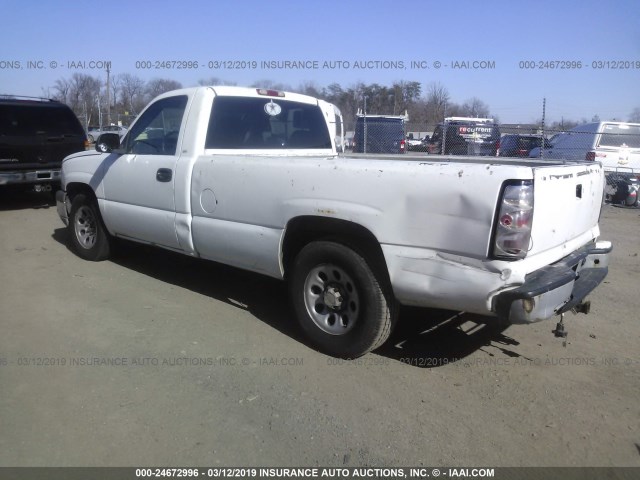 1GCEC14Z35Z196904 - 2005 CHEVROLET SILVERADO C1500 WHITE photo 3