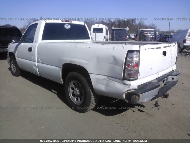 1GCEC14Z35Z196904 - 2005 CHEVROLET SILVERADO C1500 WHITE photo 6