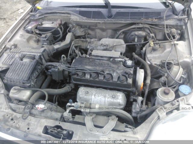1HGEJ8649YL029360 - 2000 HONDA CIVIC EX BROWN photo 10