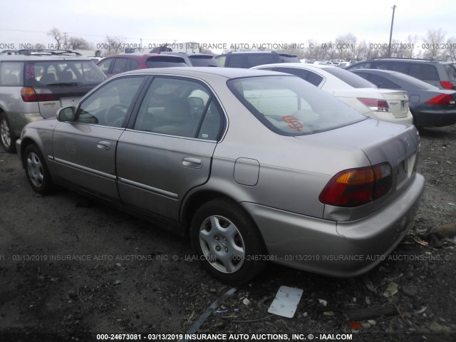 1HGEJ8649YL029360 - 2000 HONDA CIVIC EX BROWN photo 3
