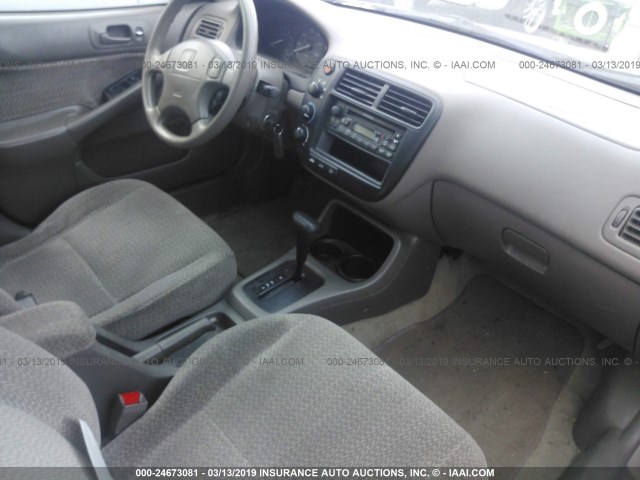 1HGEJ8649YL029360 - 2000 HONDA CIVIC EX BROWN photo 5