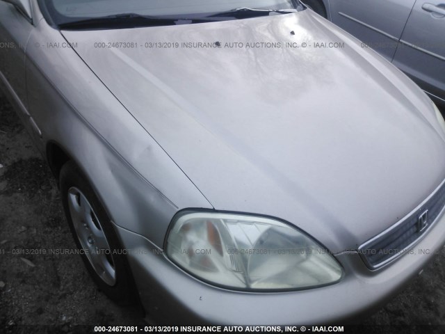 1HGEJ8649YL029360 - 2000 HONDA CIVIC EX BROWN photo 6