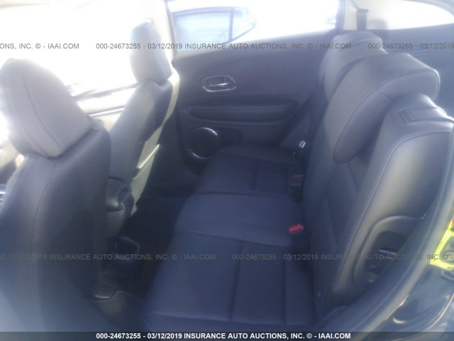 3CZRU5H71KM703739 - 2019 HONDA HR-V EXL BLACK photo 8