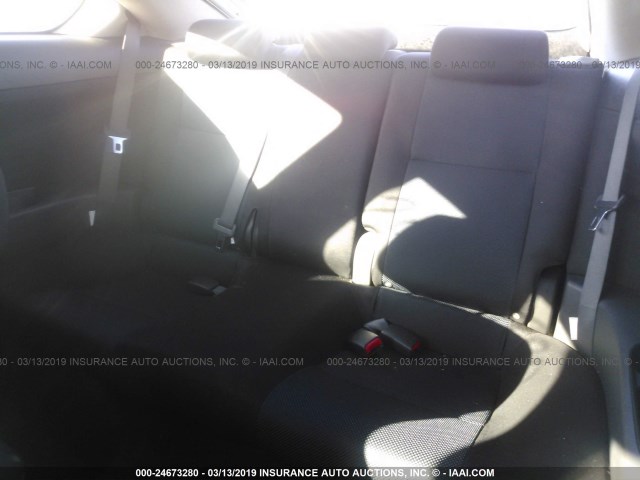 JTKDE167250011112 - 2005 TOYOTA SCION TC SILVER photo 8