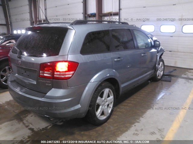 3D4PH5FV8AT115394 - 2010 DODGE JOURNEY SXT Pewter photo 4