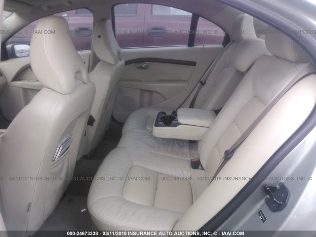 YV1AS982981050551 - 2008 VOLVO S80 3.2 GRAY photo 8