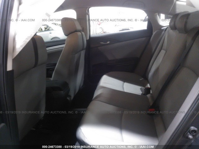 19XFC2F54JE023158 - 2018 HONDA CIVIC LX GRAY photo 8