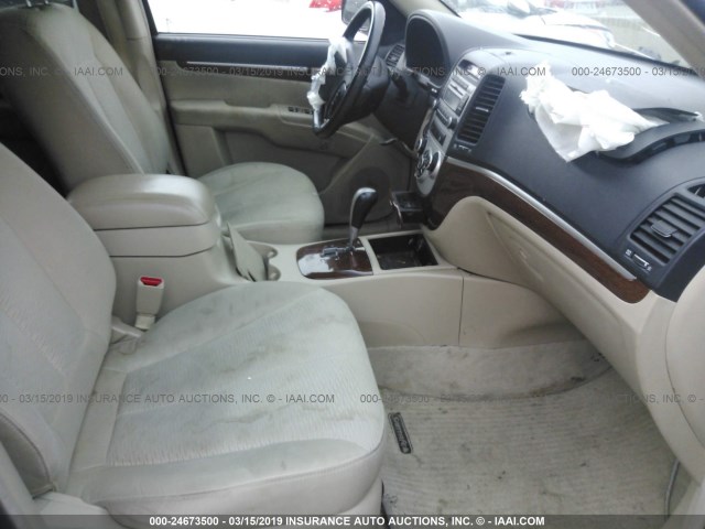 5NMSH13E27H022395 - 2007 HYUNDAI SANTA FE SE/LIMITED RED photo 5