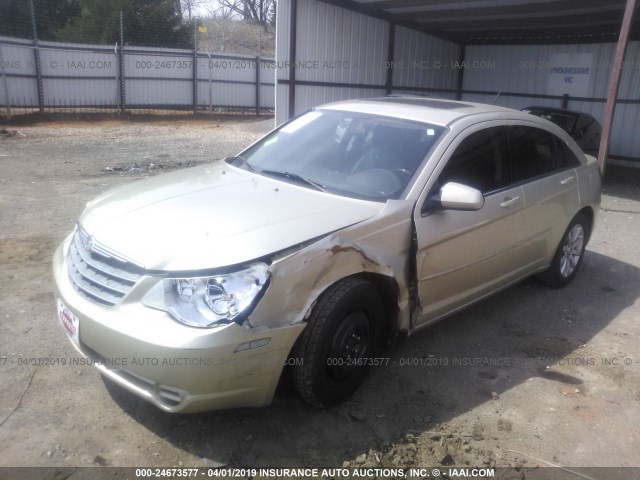 1C3CC5FD7AN133455 - 2010 CHRYSLER SEBRING LIMITED GOLD photo 2