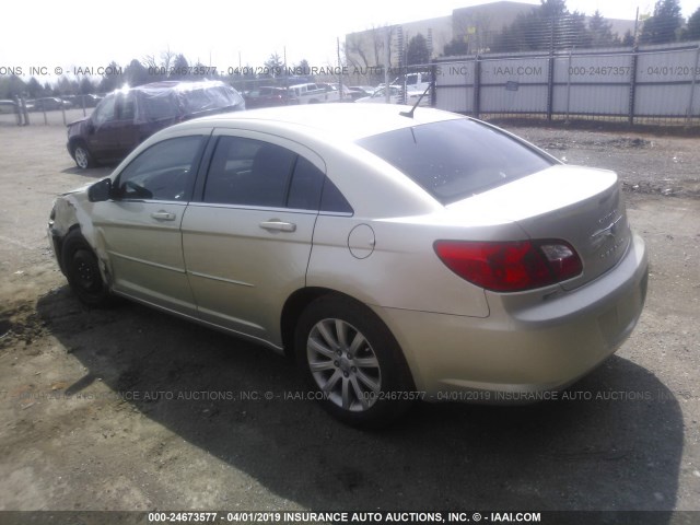 1C3CC5FD7AN133455 - 2010 CHRYSLER SEBRING LIMITED GOLD photo 3