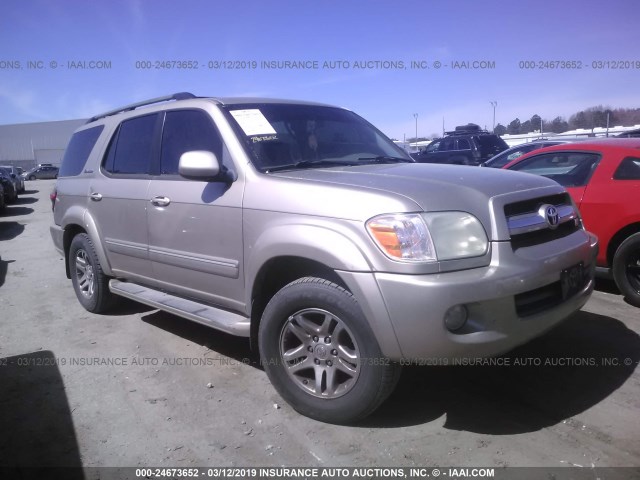 5TDZT38A16S274620 - 2006 TOYOTA SEQUOIA LIMITED TAN photo 1
