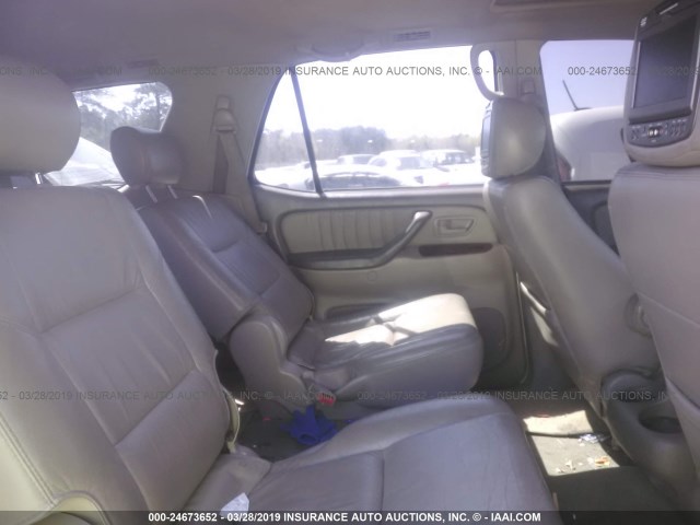 5TDZT38A16S274620 - 2006 TOYOTA SEQUOIA LIMITED TAN photo 8