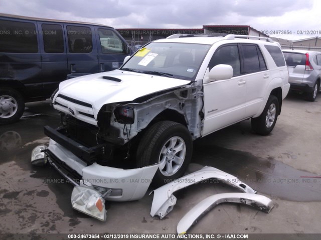 JTEZU14R040022303 - 2004 TOYOTA 4RUNNER SR5/SPORT WHITE photo 2