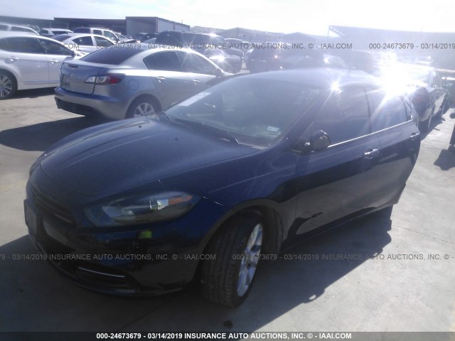 1C3CDFBB6ED721270 - 2014 DODGE DART SXT BLACK photo 2