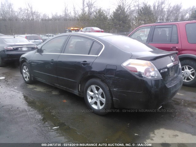 1N4AL21E78C277553 - 2008 NISSAN ALTIMA 2.5/2.5S BLACK photo 3