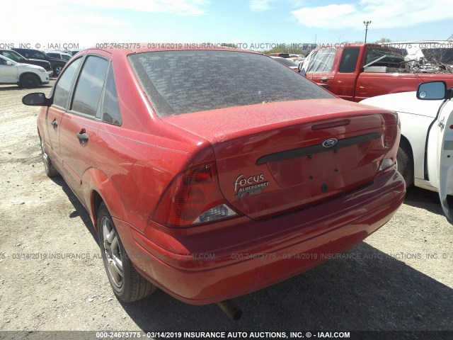 1FAFP34P61W308986 - 2001 FORD FOCUS SE/SE COMFORT RED photo 3