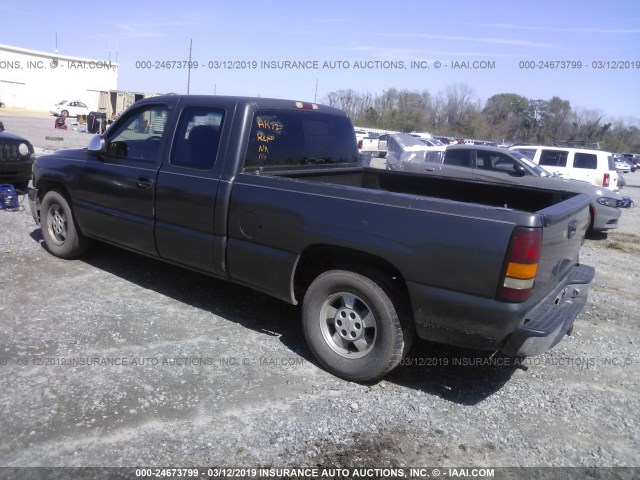 2GCEC19V111247552 - 2001 CHEVROLET SILVERADO C1500 GRAY photo 3