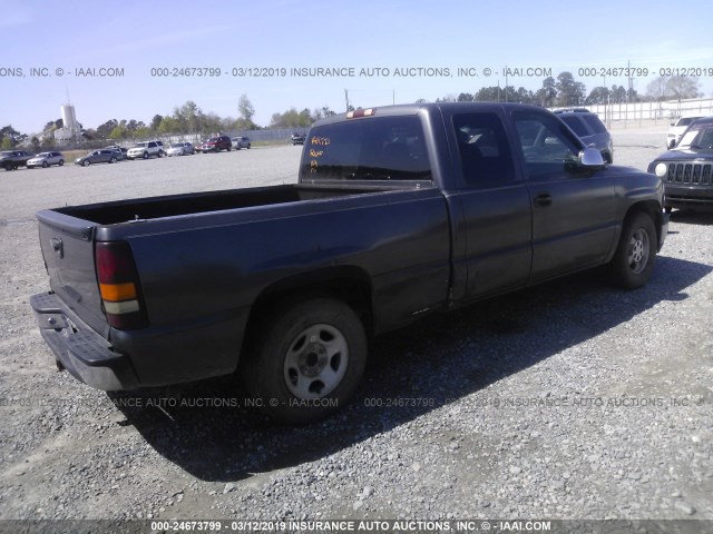 2GCEC19V111247552 - 2001 CHEVROLET SILVERADO C1500 GRAY photo 4