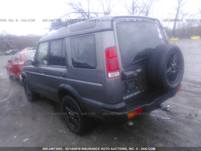 SALTY12482A770528 - 2002 LAND ROVER DISCOVERY II SE GRAY photo 3