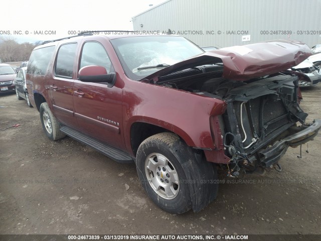 1GNFK26319J105257 - 2009 CHEVROLET SUBURBAN K1500 LT RED photo 1