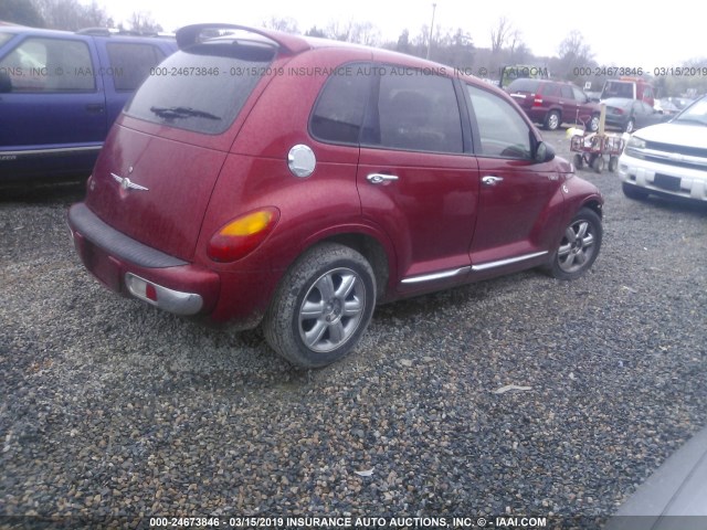 3C8FY68B74T304090 - 2004 CHRYSLER PT CRUISER LIMITED RED photo 4