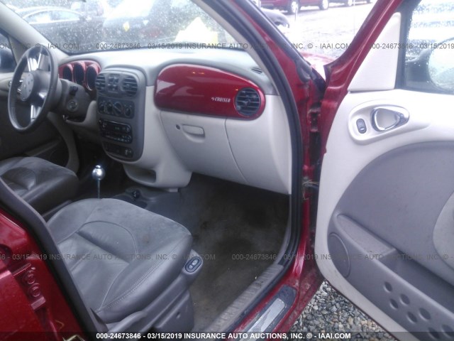 3C8FY68B74T304090 - 2004 CHRYSLER PT CRUISER LIMITED RED photo 5