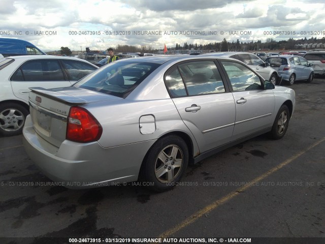 1G1ZT54884F169948 - 2004 CHEVROLET MALIBU LS SILVER photo 4