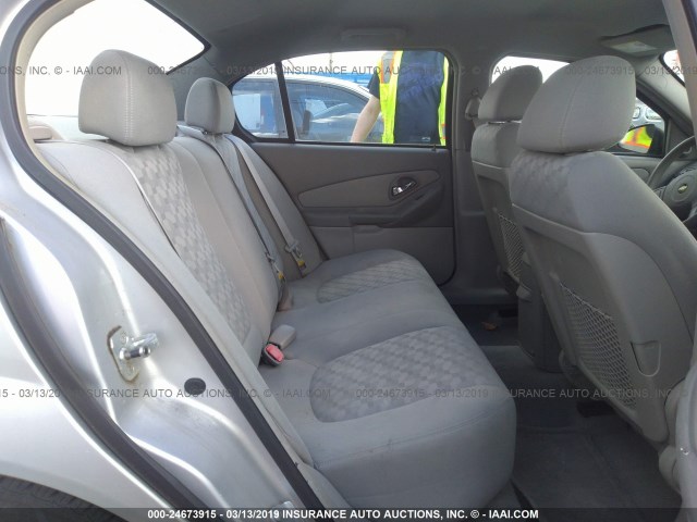 1G1ZT54884F169948 - 2004 CHEVROLET MALIBU LS SILVER photo 8