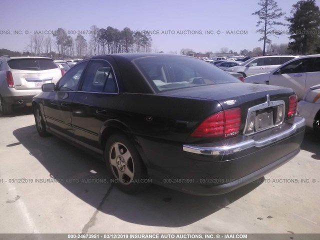 1LNHM86S3YY776601 - 2000 LINCOLN LS BLACK photo 3